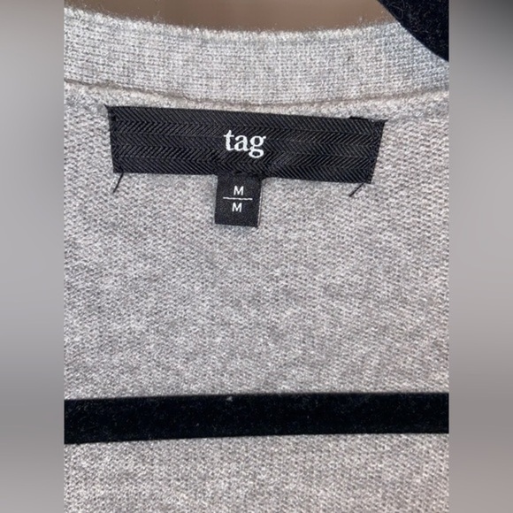 Women’s Tag‎ buttoned ultra soft stretchy gray long maxi cardigan size Medium - Picture 4 of 16